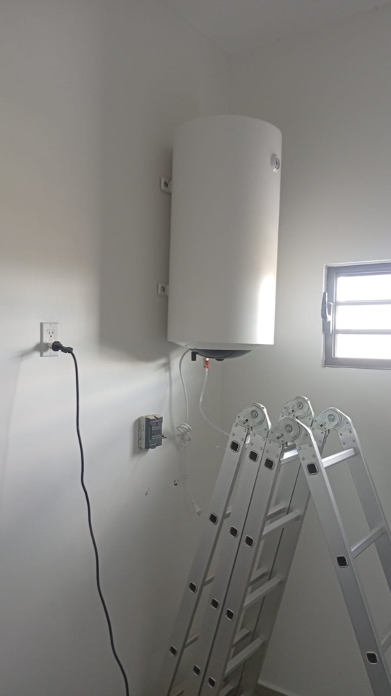Boiler geplaatst en aangesloten